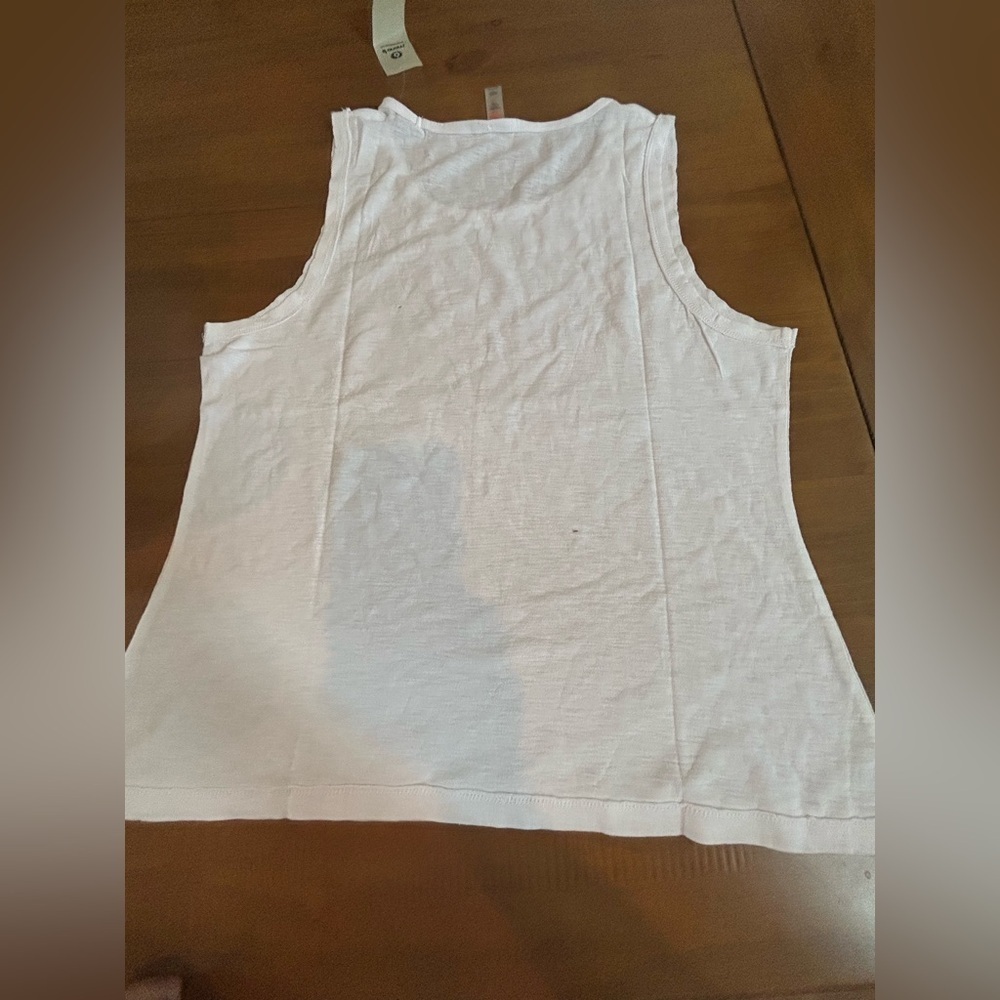 NWT Mono B White Tank Top - Picture 7 of 7